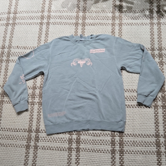 Julian Solomita Jenna Marbles Blue Aries Sweatershirt M - Picture 1 of 4